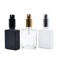 Cheap Custom 15ml 30ml 50ml Empty Perfume Bottle Colors Rectangular Spray Lid Glass Perfume Bottles for 100ml