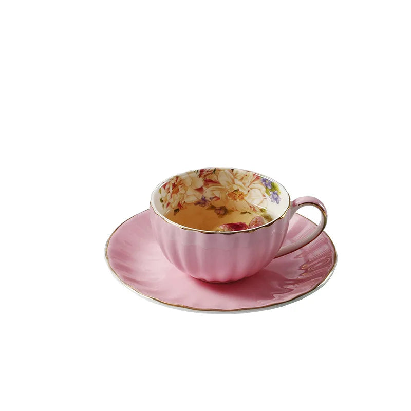 Zogifts Personalized Glazed Fine Bone China Porcelain Espresso Coffee Tea Cup & Saucer MegaBDM