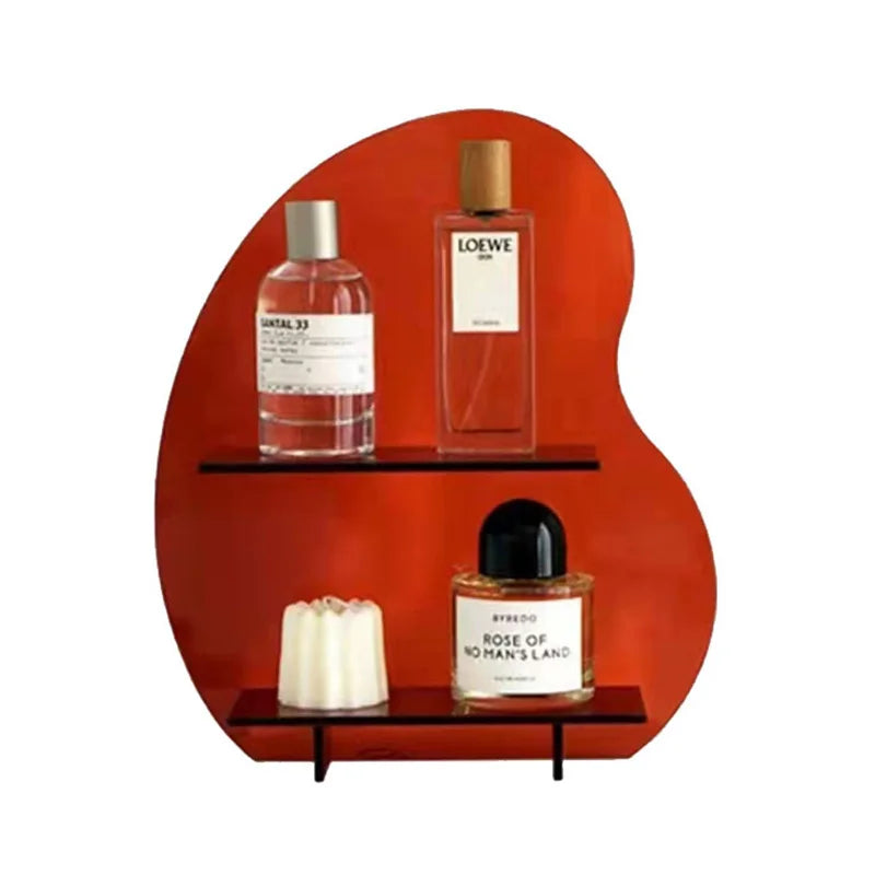 Custom Ins Eco-Friendly Modern Acrylic Storage Shelf for Perfume Cosmetics & Beauty Creative Bean Desktop Organizer Rack
