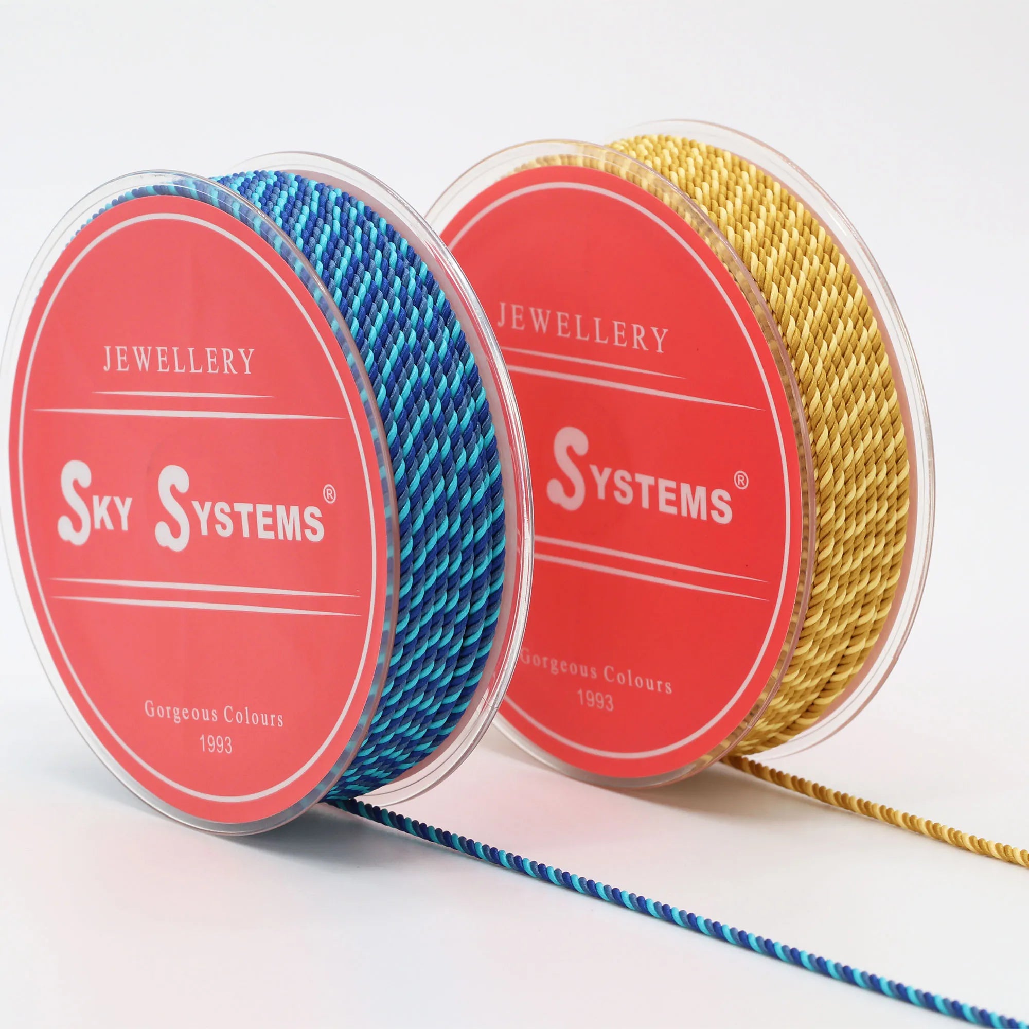SKY ML227 2&3mm Jewelry Cord Polyester Cord Jewelry Accessories Bracelet and Necklace Material Colorful