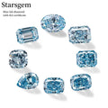 Starsgem Color HPHT CVD Diamond Pear Shape Blue Lab Grown Diamond with IGI GIA Certificate