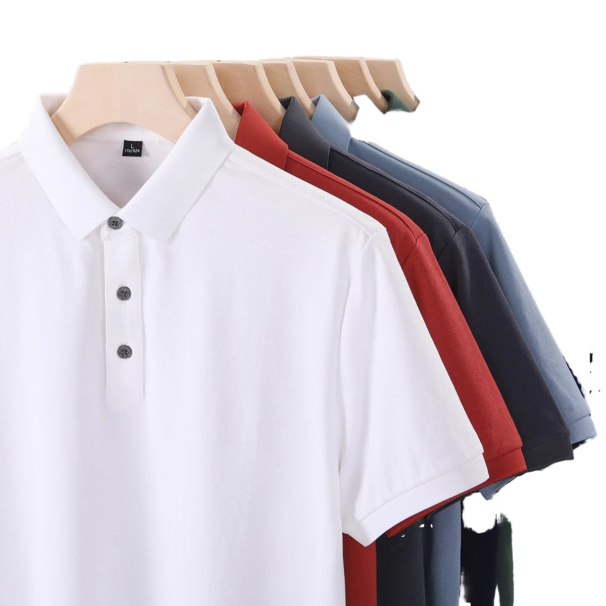 Wholesale Men's Short-Sleeved Polo Shirt New Design Turn Collar 200 GSM Woven Fabric Breathable Advertising Cultural Overalls