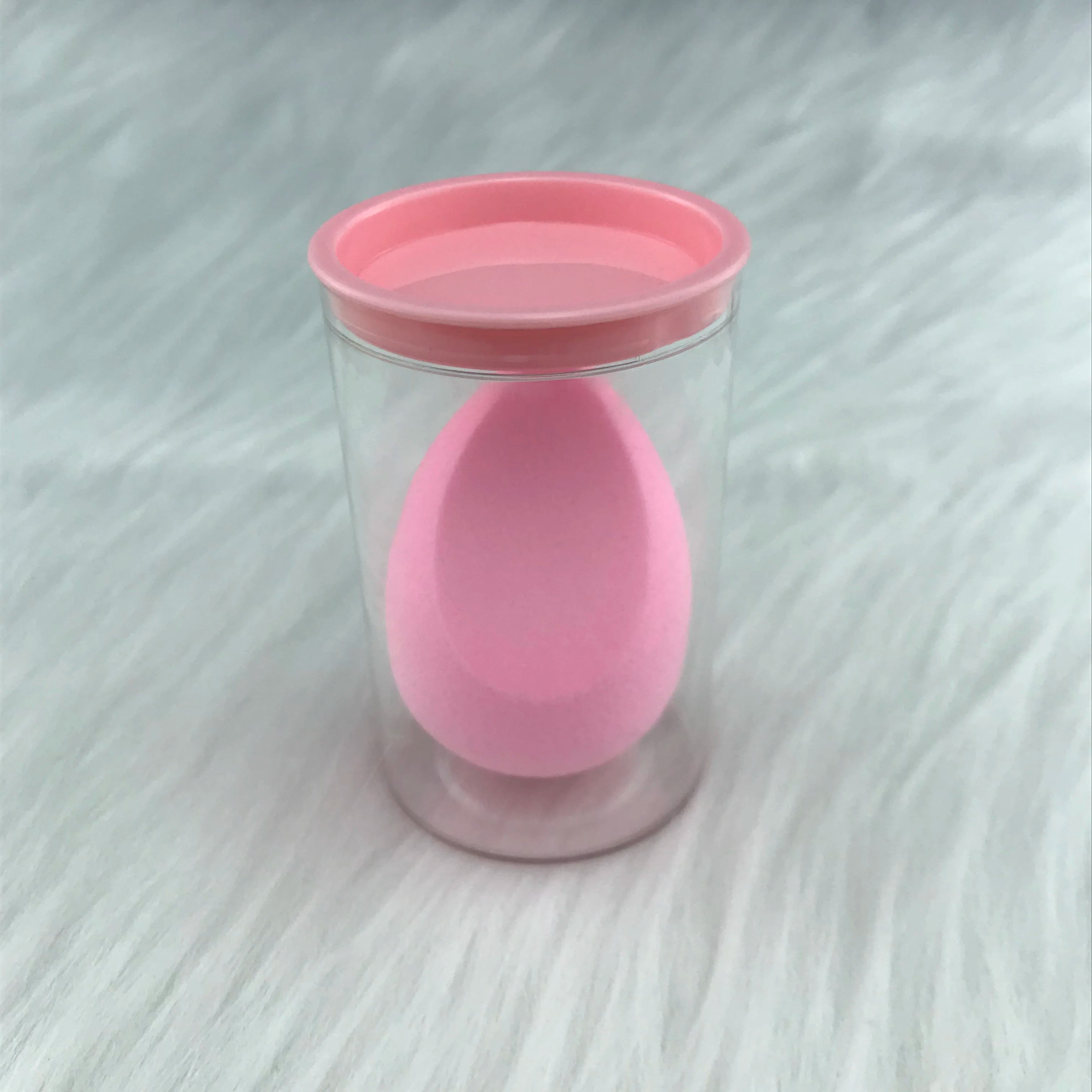 Customized Silicone Makeup Sponge Puff Packages with Private Logo Waterdrop Shape Washable