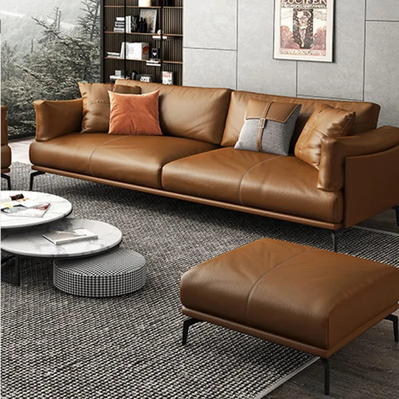 Light Luxury European Style Office Furniture Office Sofa Guangzhou Mingmeng Trend Style Modular Sofas Sofa Leather Set MegaBDM