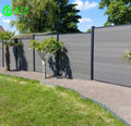 WPC PVC Cheap With Discount Vinyl Boundary Composite Fence Board Wood for House