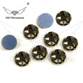 CY 2088 Flatback Hot Fix Bulk Crystal Large Rhinestone Nails Flat Back Ab Luxury Rhinestones 3mm
