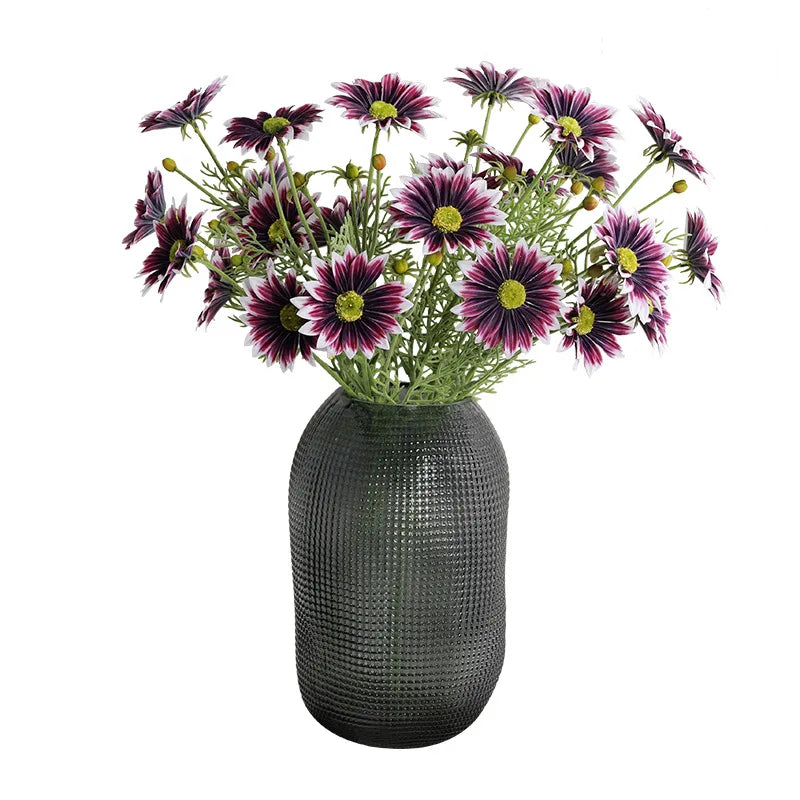 Small Fresh Artificial Daisy Flower Home Desktop Decoration Artificial Silk Flower Real Touch High Quality
