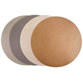 Tabletex Anti slip Plastic Round Pvc Leather Heat Resistant Table Mat