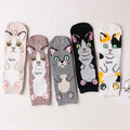 Wholesale Bulk Novelty Cute Cat Animal Socks Women Casual Funny Cartoon Cotton Crew Socks