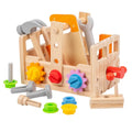 2026 New Children Wooden DIT Repair Nuts Screws Laser Engraving Toolbox Educational Indoor Activity Tool Learning Toys for Kids