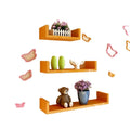 Storage Kitchen Organization Metal Wooden Wall Shelf  Bathroom Floating Shelves Wall Mounted