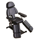 Modern Luxury Beauty Spa Cosmetic Electric Foldable Treatment Massage Table Eyelash Black Bed Podiatry Tattoo Facial Chair