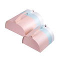 ZL Wholesale Rectangle Personalized Bakery Food Packaging Wedding Birthday Cake Box Gift Pink Paper Cake Boxes With Handle