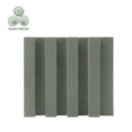 MUMU Bathroom Vinyl Curved 3D Tiles Fluted Interior PVC Wood Cladding Wall Panels with Waterproof Function