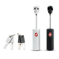 Travel TSA Approved Padlock with Keys for Backpack Tent Lock Suitcase Luggage Combination Cable Lock