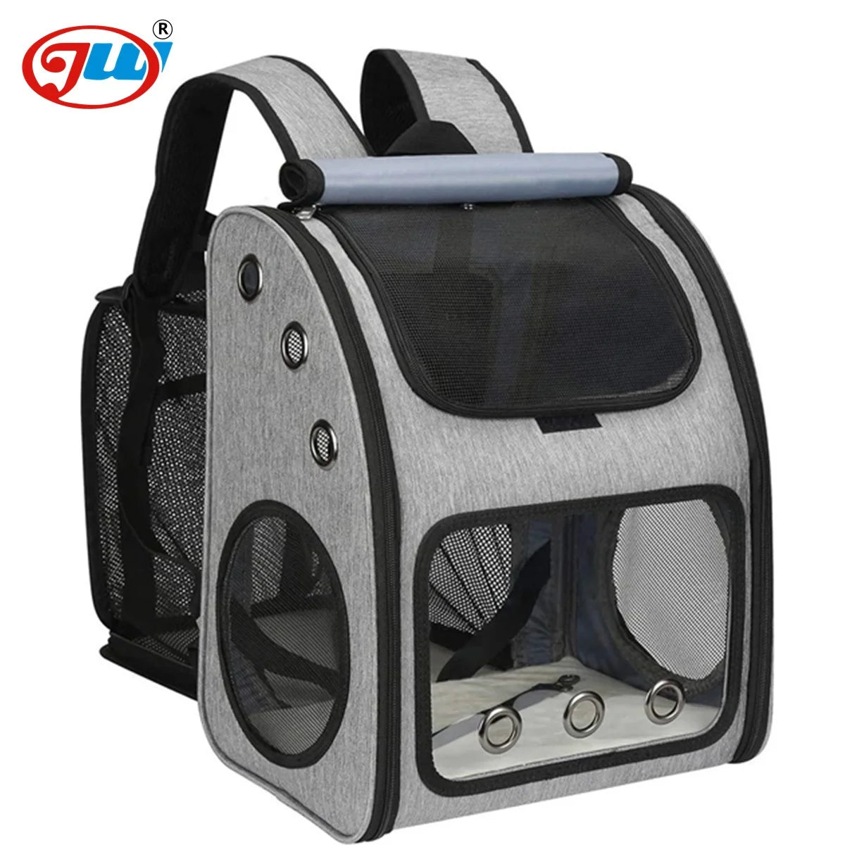 Stock Storage Fast Expandable Pet Carrier Backpack for Cats Portable Travel Bag Super Ventilated Design Airline Approved