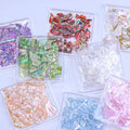 Nature Irregular Shell Flakes DIY Nail Decoration Sequins 3D Aurora Thin Fragments Nail Art Supplies