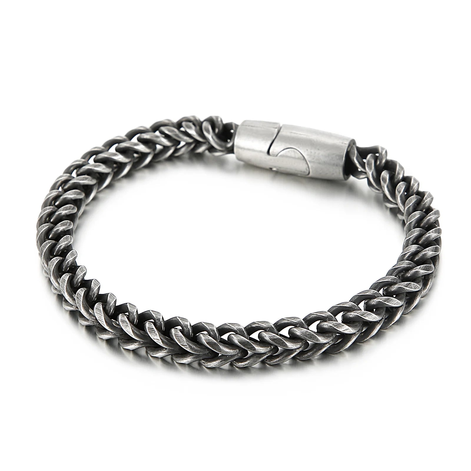 KALEN Wholesale Stainless Steel Jewelry Brushed Charm Men Bracelet