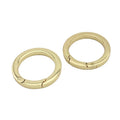 Nolvo World 32 mm Inner 1.2" Metal Tabular Fat O Ring Spring Coil Bag Handle Buckles Handbag Lock hang Buckles Accessories