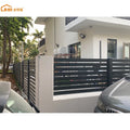 Outside Decorative Aluminum Alloy High Security Laser Cut Aluminum Fencing Wall Aluminum Fence Panel Sliding Gate