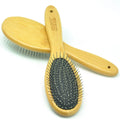 Baoli OEM 60x220mm Professional Bamboo Pin Brush for Dog Cat Grooming Effectively Reduces Shedding Brush Undercoat Dog Pet Brush