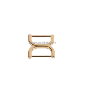 Ivoduff 25mm Metal Double D Ring Handbag Purse Accessories Belt Webbing Double D Ring Buckle