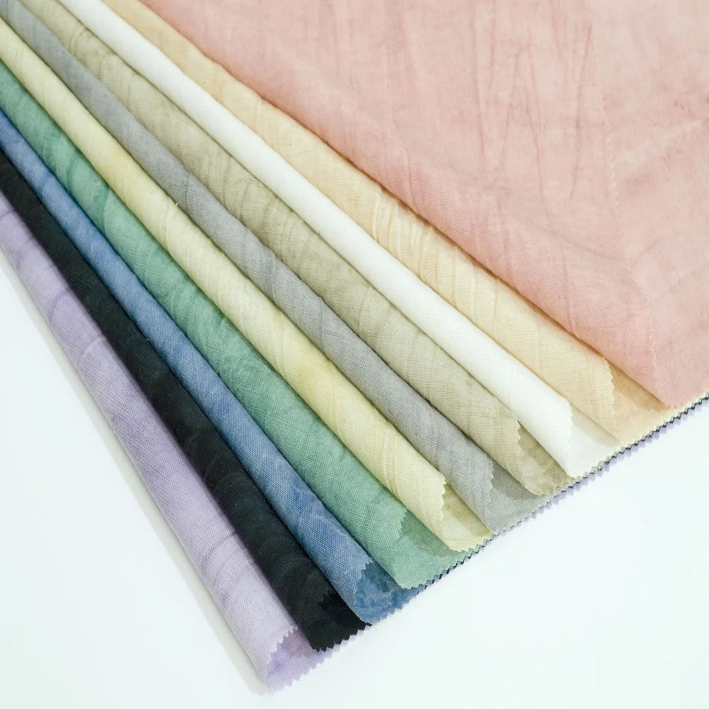 3313# New Fashion Linen  Fabric 30%linen 70% Summer Crepe Linen Blend Fabric for Dress Clothing