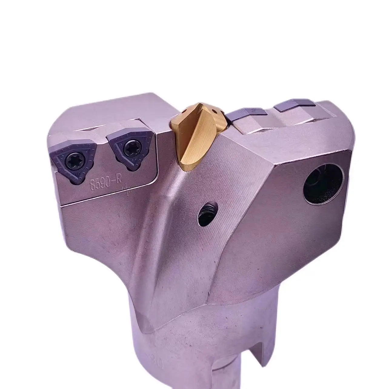 SANSTONE Indexable Deep Hole Drill MDD VMD Type Drill Bit VMD085090-27-16 Large Center Positioning for Steel Wood Drilling 120mm