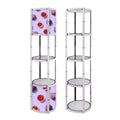 Custom Modular 10x10 Aluminum Folding Table Portable Cylinder Tower Tradeshow Fair Stand for Advertising Exhibition Trade Show
