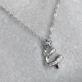 Christmas Day Theme Jewelry 925 Sterling Silver Zircon Star Christmas Tree Pendant Necklace
