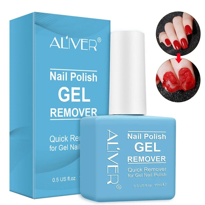 Factory Wholesale Private Label Uv Gel Nail Polish Remover Bottle for Nail Art