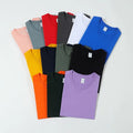 Wholesale Make Your Own Brand 100% Cotton 220 Grams t Shirt Fashion Custom logo Solid Color Cotton Short Sleeve
