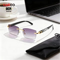 Cango Trendy New Fashion Sun Shades Custom Logo Sunglasses Men Printed Sun Glasses Women Men Oem logo Sunglasses