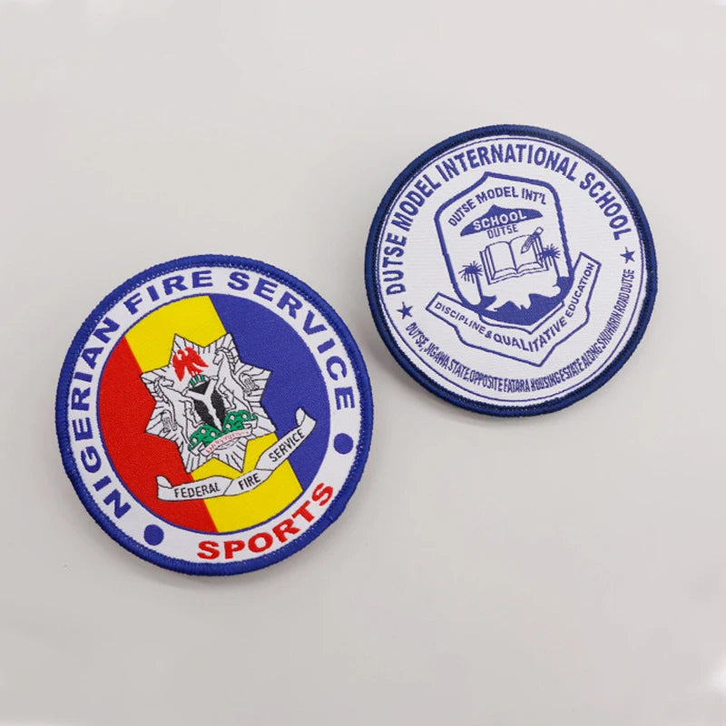 Uniform Patch Wholesale Iron on Garment Embroidery Uniform Patches Clothing Patches Embroidery