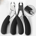 Podiatrist Toenail Clippers Professional ABS Handle Ingrown or Thick Toe Pedicure Nail Clippers Cutters for Men & Seniors