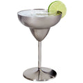 Unbreakable Stainless Steel Mirror Polished Martini Margarita Tall Cocktail Glasses for Bar Party