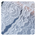 Warp Knitting Stretch Spandex Elastic Nylon Floral French Stretch Lace Trim for Clothing Accessories