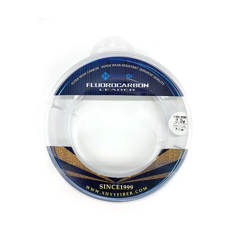 50M 100M Japanese Clear Transparent Carbon Fiber Fishing Line Quality Fluorocarbon Fishing Line