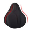 MTB Saddle Cover Thickened Silicone Cushion Comfortable Gym Bike Saddle Cover Bicycle Parts Gel Polyester