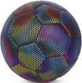 In Stock  Reflective Football  Luminous Football Glow in the Dark PU Soccer Size 5 Soccer Ball Size 5 Soccer Ball