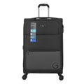 Wholesale Modern Oxford Waterproof 360 Degree Soft Travel Luggage Set with Zipper Closure TSA Lock 20/24/28" Sizes