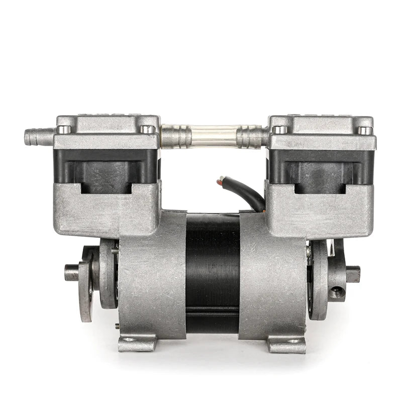 Customizable OEM Aluminum Alloy Micro Vacuum Pump DC12V 30W Piston Pump Silver/Black Suction Air Compressor Strong DC12V Pump