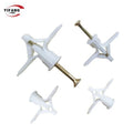 YIFANG YF-PWA2020 10mm Diameter 20-30KG Capacity TiCN Finish Butterfly Anchor Wall Plug for Gypsum Board Hollow Walls Supplier