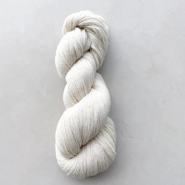 Lotus Yarns Cayak Undyed Natural Fiber Yak Cashmere Merino 400m/50g Lace Weight Blended Hand Knitting Yarn for Hand Dye