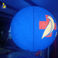 Blue Color Giant LED Lighting Sphere Sky Balloon with Logo