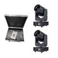 2Pcs Mini 7R 230W Spot Prism Dmx512 Moving Head Beam Light Packed in Flight Case