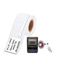 Detonger Consumables Jewelry Tags Waterproof Tear Resistant for DP23 DP30 Thermal Printer Barcode Qr Code Label