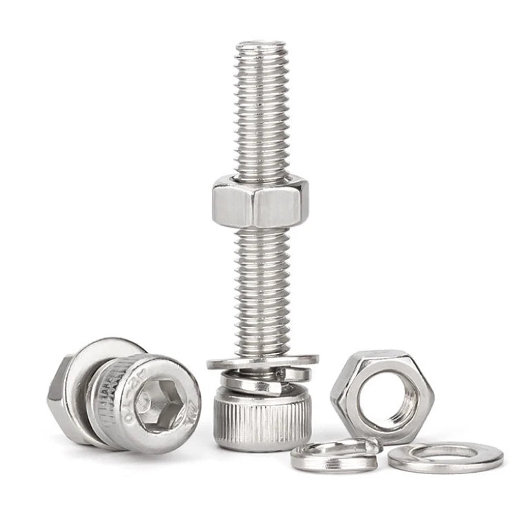 WANLUO Factory Direct 1000pcs Stainless Steel Inside Hex Bolt DIN 912 Good Price Allen Head Bolt with Plain Finish