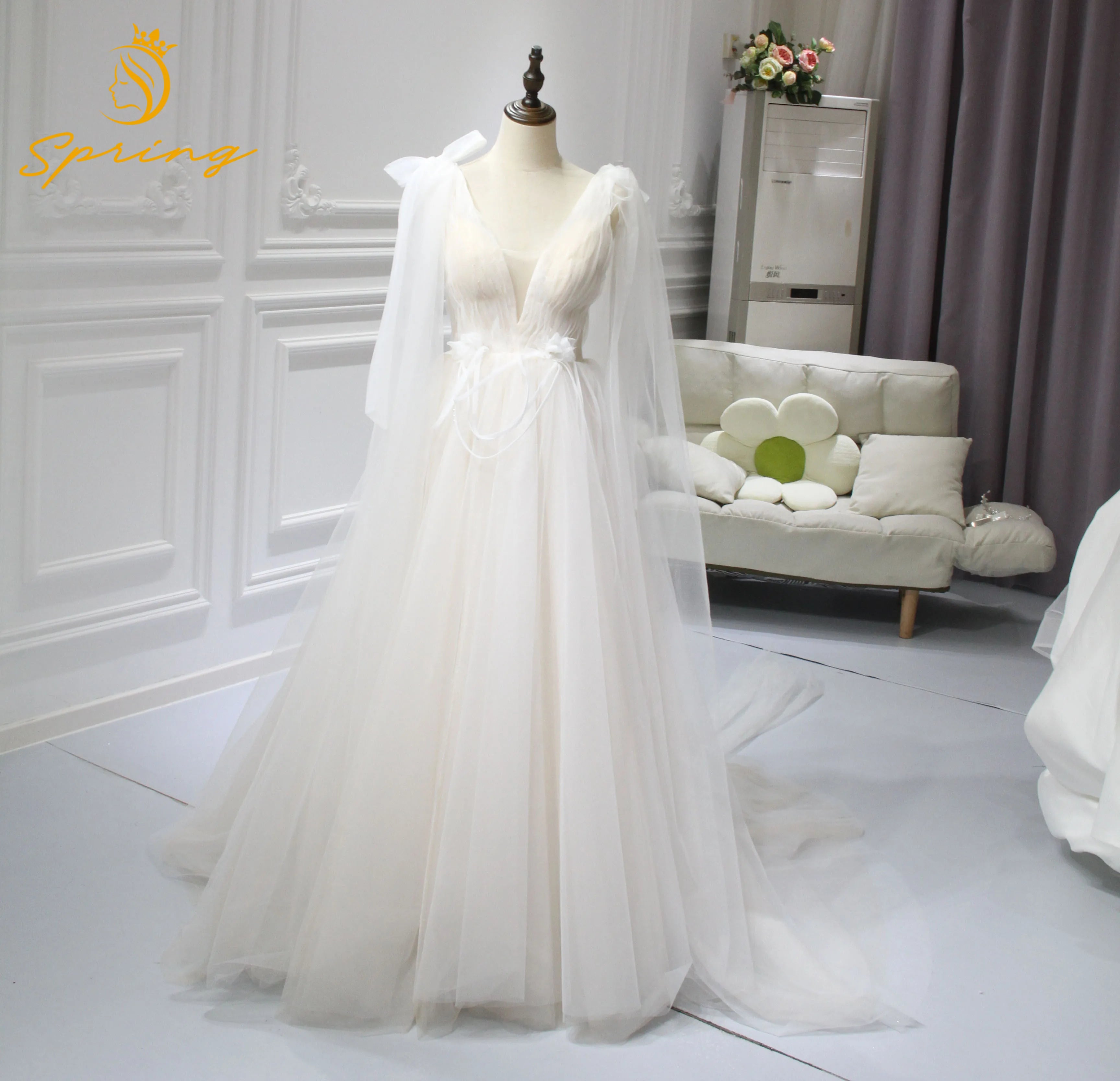 S0146T Customize White African Spegetti Strap Mermaid Cap Sleeve Crystal Beading Vintage Plus Size Wedding Dress