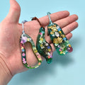 5 Styles Retro Jewelry Epoxy Resin Pendant Mold Irregular Pendant Keychain Silicone Mold